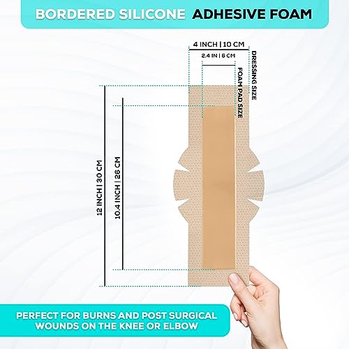 Silicone Foam Adhesive Dressing (5 Count)