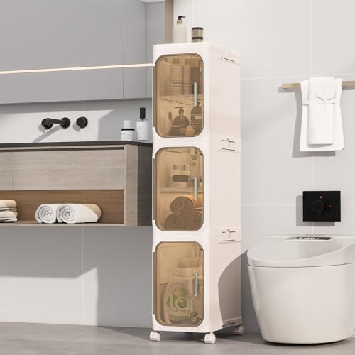 3 Tier Slim Bathroom Storage Cabinet