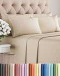 Full 6 Piece Bed Sheet Set