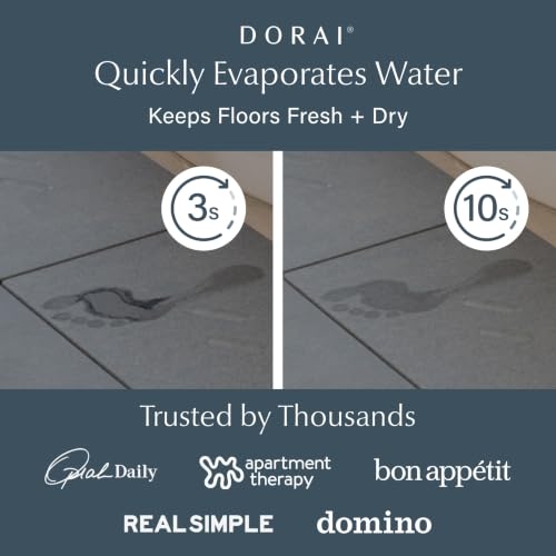 Home Stone Bath Mat for Bathroom