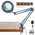 10X Magnifying Glass with Light and Clamp