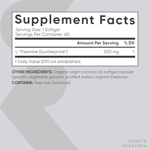 L Theanine 200mg with Suntheanine® (60 Count)