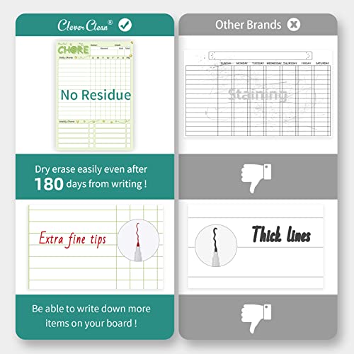 Magnetic Dry Erase Chore Chart (2 Count)