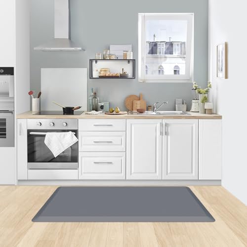 0.8" Thick Kitchen Mat Cushioned Anti Fatigue Rug Comfort Floor Mats