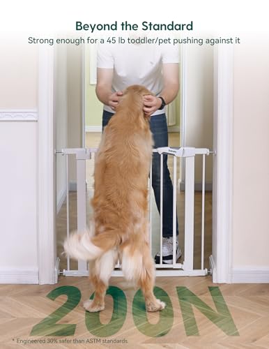 36 in Extra Tall Baby Gate for Stairs No Drilling