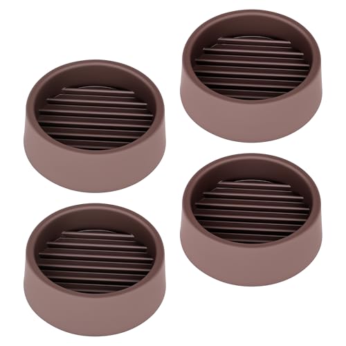 1.5X1.5 Round Rubber Caster Cups (4 Count)