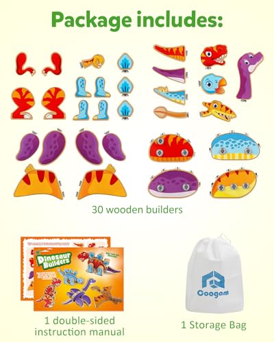 Dinosaur Snap Together Building Toys