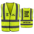 Team Logo Yellow Work Safety Vest