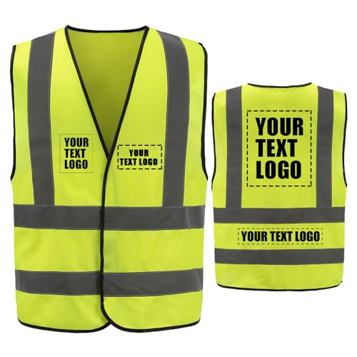 Team Logo Yellow Work Safety Vest