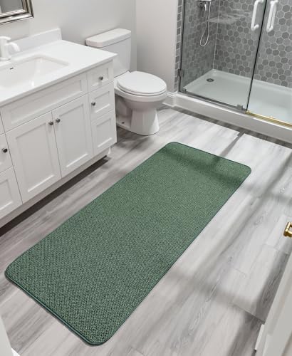 Bath Mat Ultra Thin Bathroom Runner Rugs (12.5 Sq Ft)