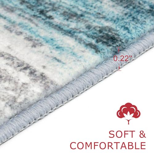 Modern Abstract Runner Rug (14 Sq Ft)