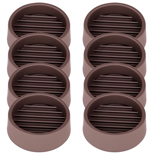 1.5X1.5 Round Rubber Caster Cups (8 Count)