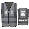 Team Logo Gray Work Safety Vest