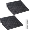 Rubber Curb Ramps for Driveway (2 Count)