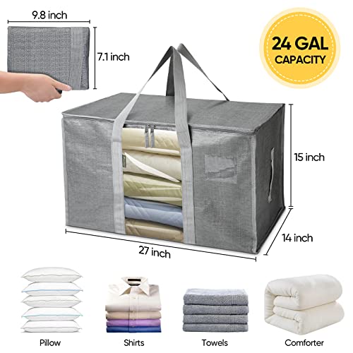 2 Pack Oversized Moving Bags with Reinforced Handles (2 Count)