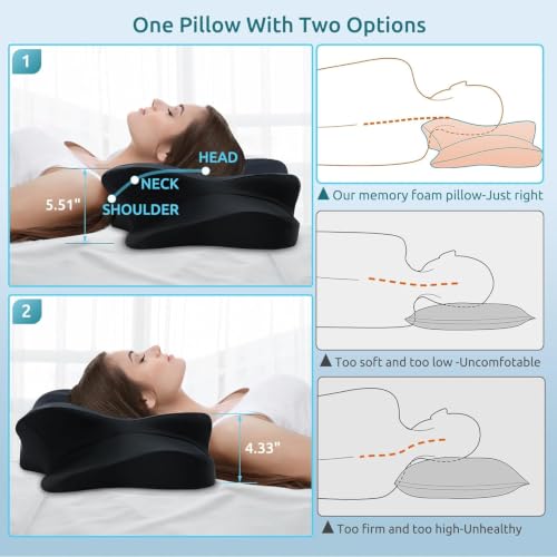 Cervical Pillow for Neck and Shoulder Pain Relief