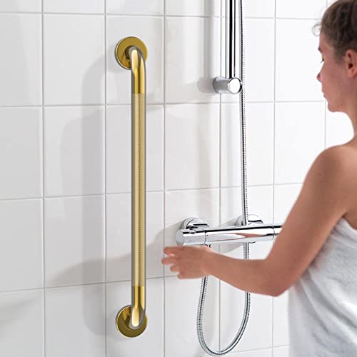 Brushed Gold Grab Bar 32 Inch