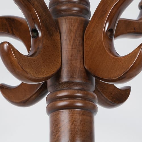 Freestanding Coat Rack Stand with 8 Hooks