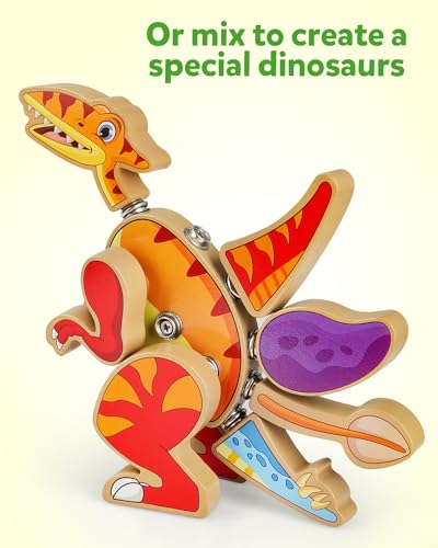 Dinosaur Snap Together Building Toys