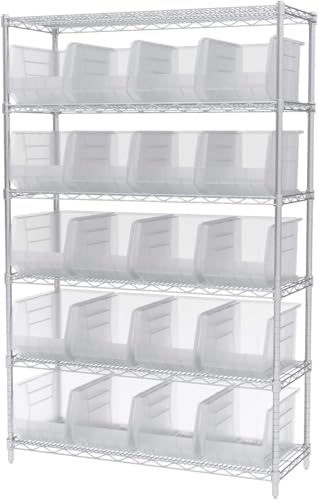 30260 AkroBins Plastic Storage Bins (6 Count)