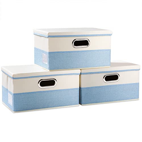 Collapsible Storage Bin with Lid [3 (3 Count)