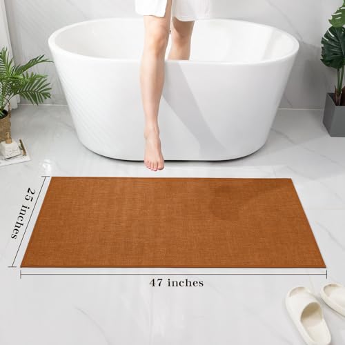 Bathroom Rugs Mat 47x24 (8.1667 Sq Ft)