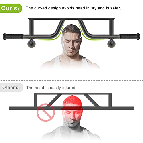 Heavy Duty Wall Mount Doorway Pull Up Bar Joist Mount Chin Up Bar