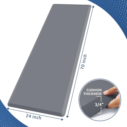 0.8" Thick Kitchen Mat Cushioned Anti Fatigue Rug Comfort Floor Mats