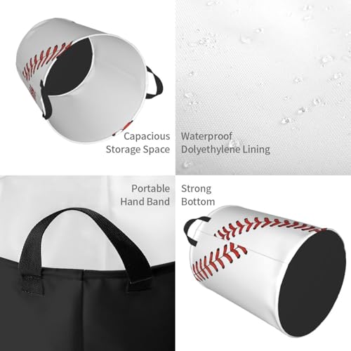 Laundry Basket Baseball Ball Collapsible Large Capacity
