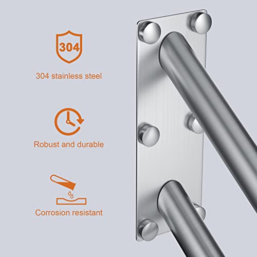 28 Inch Satin Brushed Nickel Stainless Steel Handrail