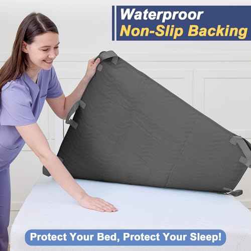 Washable Positioning Bed Pad with 8 Handles