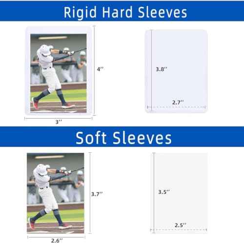 1200 Card Sleeves Hard Plastic (1200 Count)