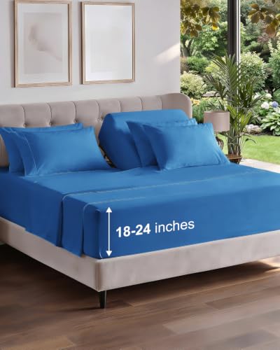 Extra Deep Flex Top Split Head King Sheet Set