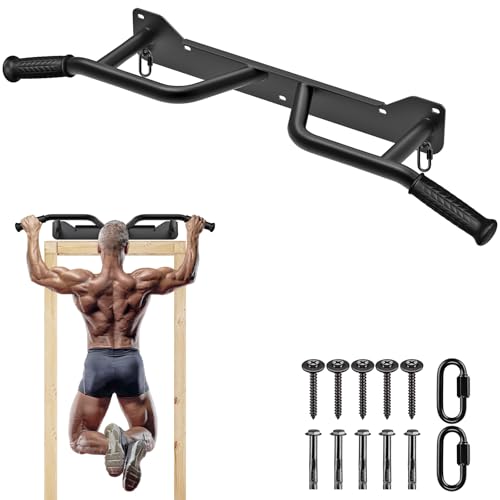 Pull Up Bar Wall Mount Heavy Duty Steel Joist Mount Chin Up Bar
