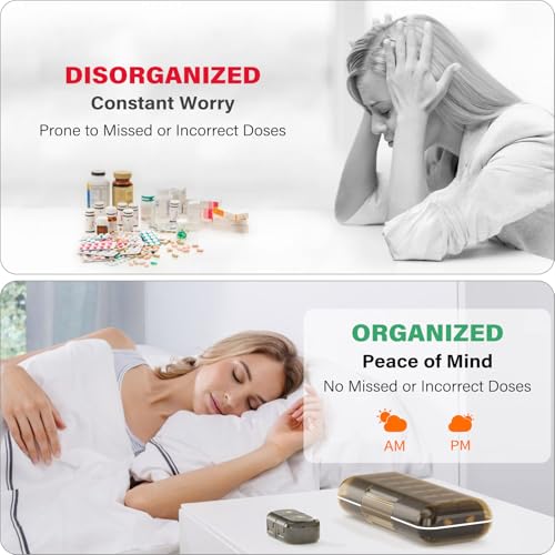Weekly Pill Organizer 2 Times a Day