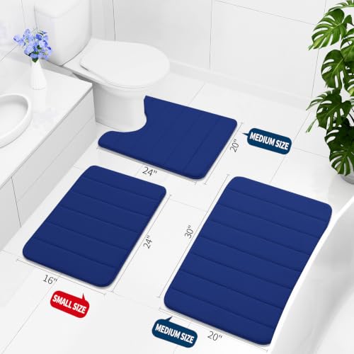 Memory Foam Bath Mat 24 x 16