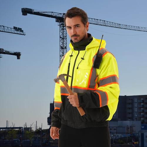 Hi Vis Safety jacket for men