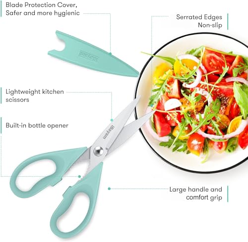 1 Pack Kitchen Scissors All Purpose Kitchen Shears Heavy Duty 8.5"