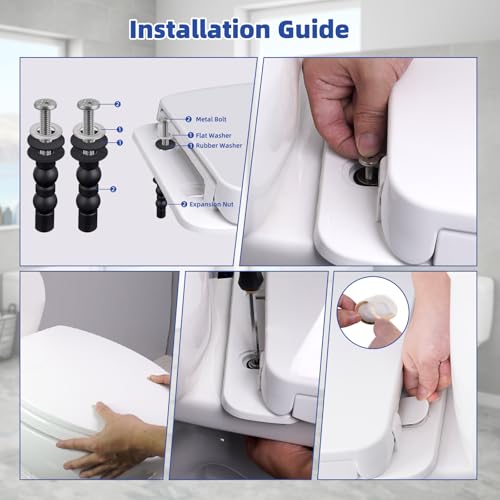 SS124 Toilet Seat Replacement Compatible with TOTO