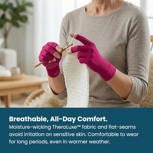 Fingerless Compression Gloves for Men & Women for Everyday Comfort & Hand Support