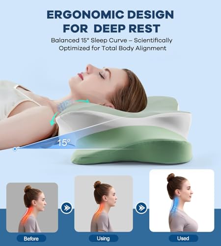 Cervical Pillow for Neck and Shoulder Pain Relief