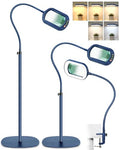 12X Rectangle Magnifying Glass with Light and Stand