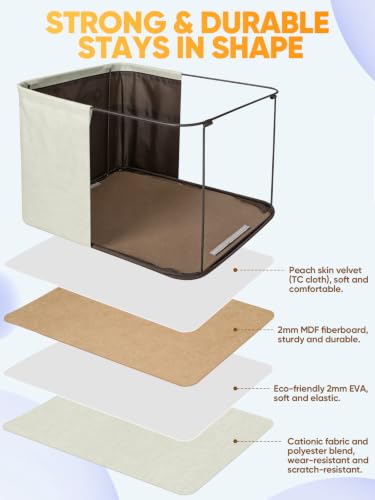 2 Pack Fabric Closet Storage Bins for Shelves (2 Count)