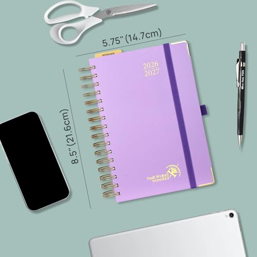 2026 2027 Daily Planner One Page Per Day