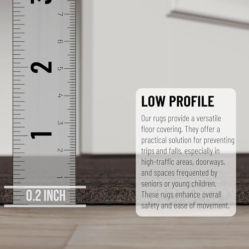 2' x 50' Hallway Runner with Scraper Pile Extra Durable Non