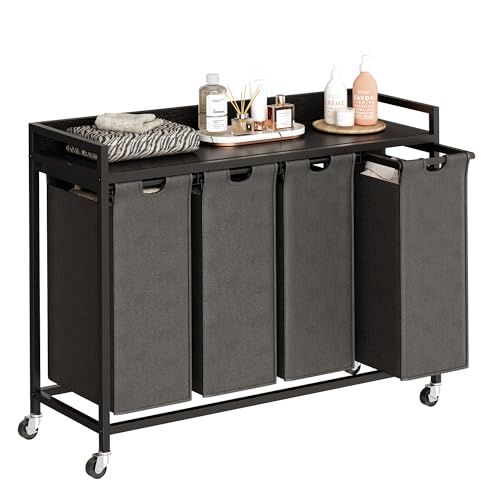 Laundry Hamper with Shelf
