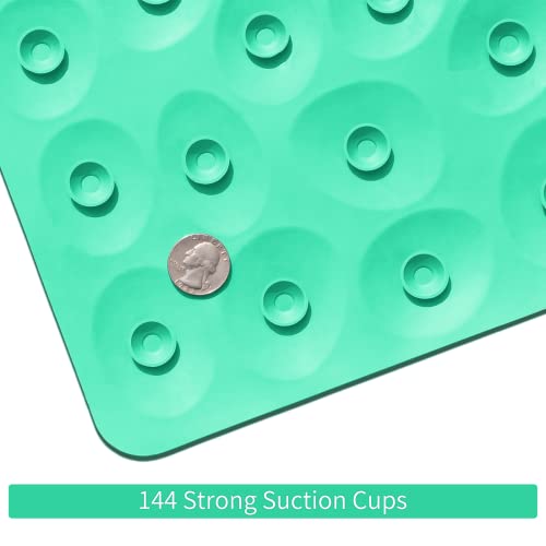 Non Slip Bathtub Mat OTHWAY Soft Rubber Bathroom Bathmat with Strong Suction Cups
