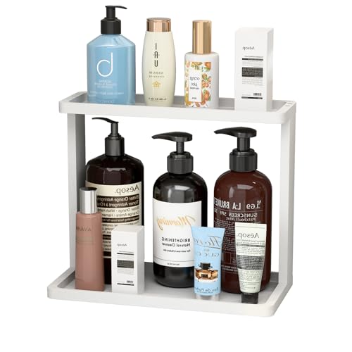 Bamboo Bathroom Organizer Countertop