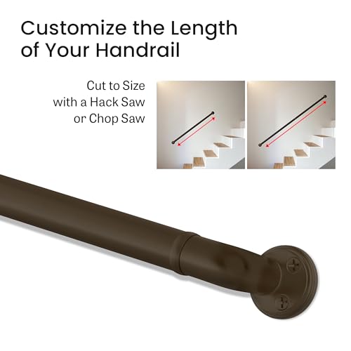 Meranti Aluminum Handrail for Stairs