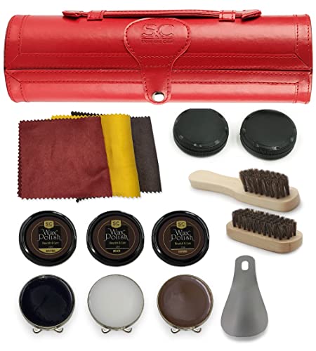 Stone & Clark 12PC Shoe Polish & Care Kit